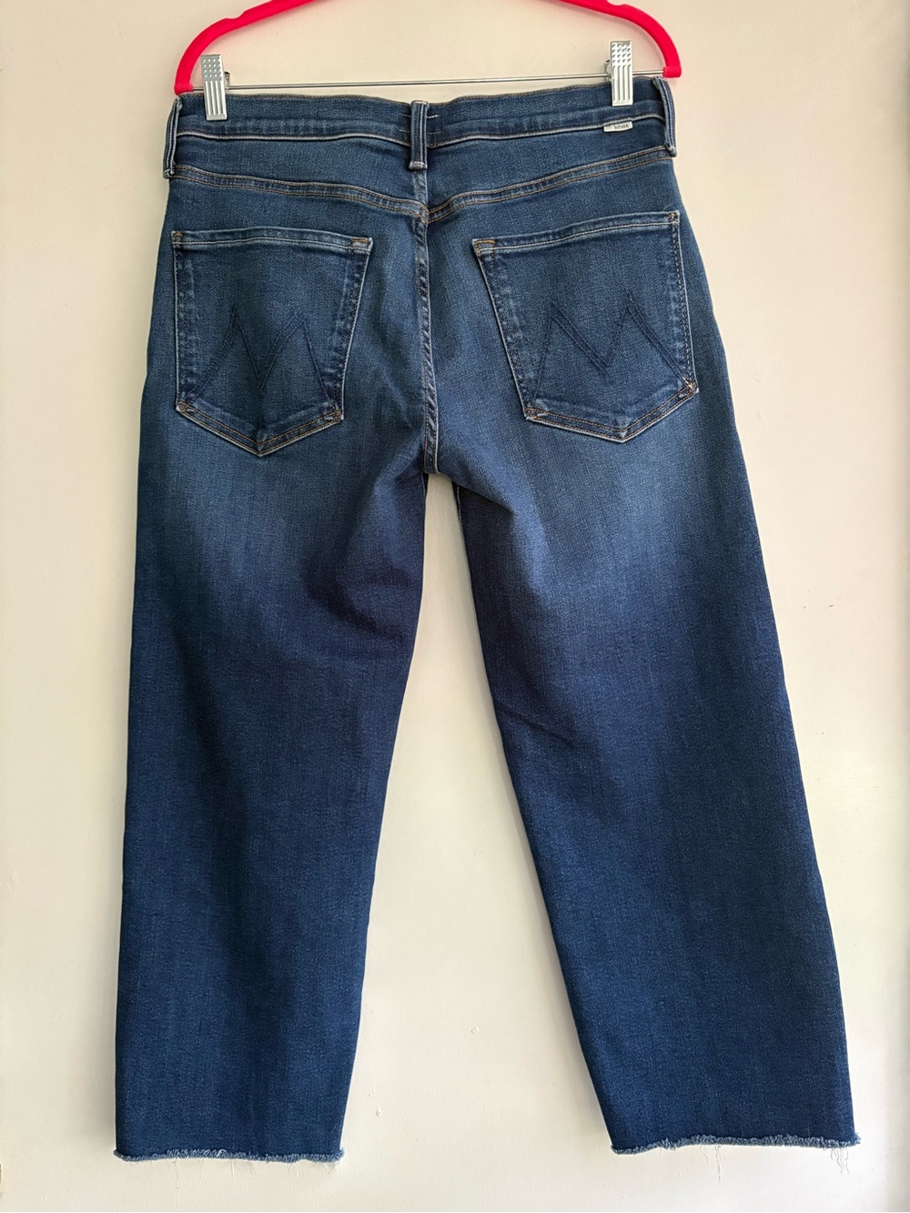 Mother The Mid Rise Rambler Zip Ankleš„ coastal colors⢠size 30⢠raw hem - Picture 12 of 14